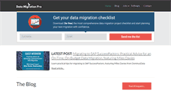 Desktop Screenshot of datamigrationpro.com