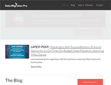 Tablet Screenshot of datamigrationpro.com